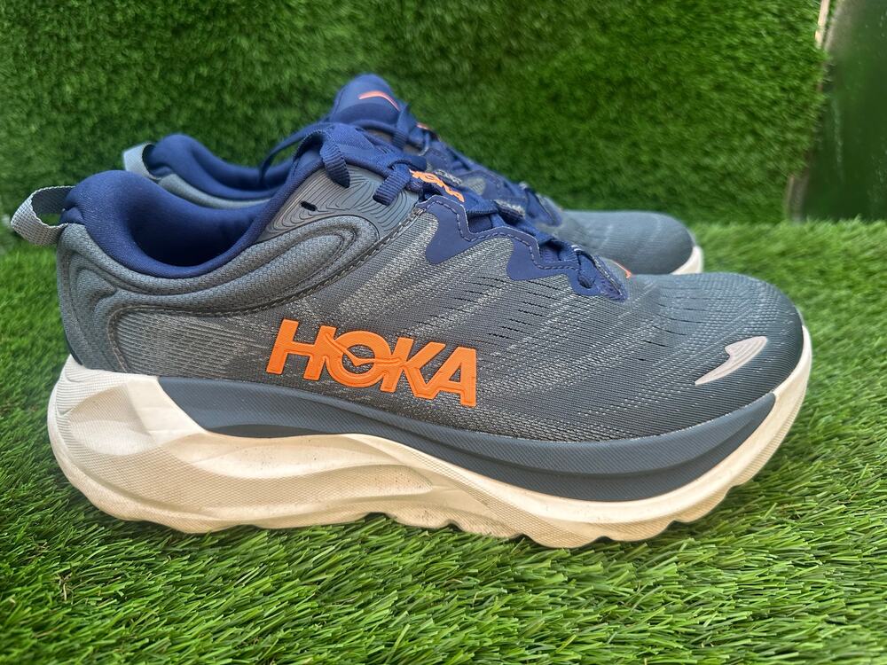 Hoka One One Gaviota 6 1171934-MLFD Athletic Sneaker Men's 9.5 Blue Mesh Sports